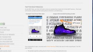 New Nike Twitter RSVP System With Photo Explained in 60 Seconds [upl. by Bailie]