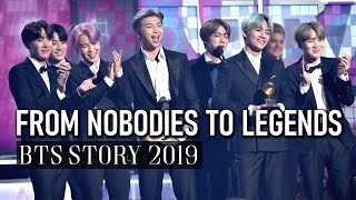 BTS  FROM NOBODIES TO LEGENDS 2019 [upl. by Derna]