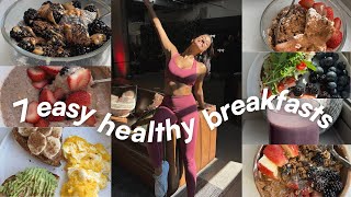 HEALTHY BREAKFASTS UNDER 10 MIN  7 hormone balancing  easy recipes [upl. by Arhez]