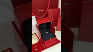 Cartier Trinity Ring White Good and Ceramic Unboxing [upl. by Artinad]