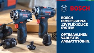 Bosch Professional 12V FlexiClick System [upl. by Marabel491]