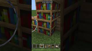 How to make a simple secret door minecraft [upl. by Ihsakat169]