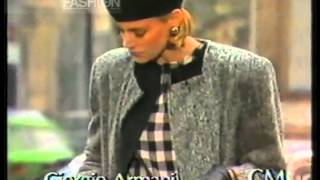 quotGiorgio Armaniquot Autumn Winter 1983 1984 Milan Pret a Porter Woman by Canale Moda [upl. by Zoellick]