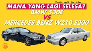 MERCEDES BENZ W210 E200 VS BMW 530E  MANA YANG LAGI SELESA [upl. by Ellecrad]