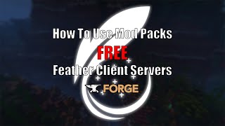 How To Create a Modded Server for FREE using Feather Client ALL VERSIONS [upl. by Gerry441]