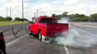 2011 Ford F150 Ecoboost Does A Nice Burnout [upl. by Aniri]