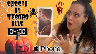 CACCIA al TESORO di HALLOWEEN di NOTTE  Ho TROVATO un IPHONE 16 😱🎃👻 [upl. by Piselli]