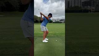 Working on flighted iron shots golf golfswing golfer [upl. by Waddle]