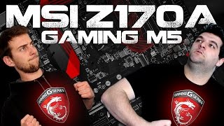 MSI Z170A GAMING M5  Un riferimento per tutti i Gamer [upl. by Auqinimod]