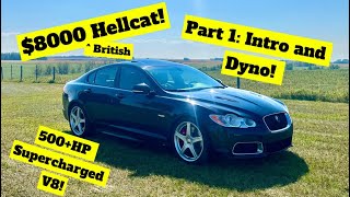 CHEAP Euro HELLCAT Jaguar XFR 50 Supercharged V8 [upl. by Analrahc]