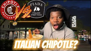 Italian food is actually good‼️PIADA Italian street food review [upl. by Knighton]