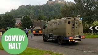 Protestors Stopping Nuclear Convoy By Jumping In Front Of Trucks [upl. by Acima318]