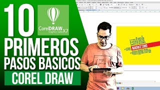 👉💪 Los 10 PRIMEROS PASOS BÁSICOS antes de usar CORELDRAW en 2024  casi todas las versiones 🎓👊 [upl. by Ganny958]