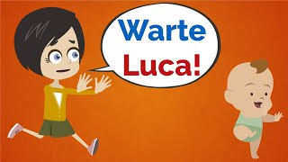 Deutsch lernen  Lisa und Luca [upl. by Nivlam577]