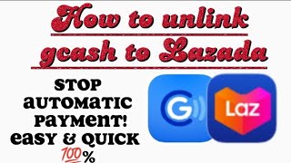 How to unlink gcash account to Lazada wallet [upl. by Snej259]