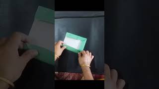 how to make origmi paper envelope easy morgina paper crftsshortsyoutube diy shortsfeed [upl. by Lynd]