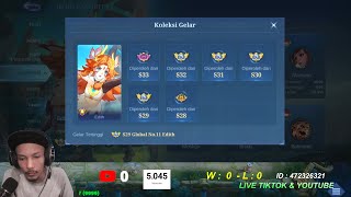 🔴LIVE WITH Mobilelegendsbangkame OPEN MABAR JOIN SALURAN WA DI BIO CHANNEL mobilelegends games [upl. by Annailuj175]