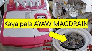 Washing Machine not Draining problem trouble shooting and repair TAGALOG [upl. by Noloc]