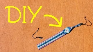 🌸 DIY  Boucles doreilles ultra légères [upl. by Deys621]