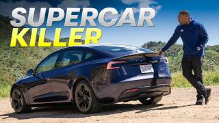 NEW 2025 Tesla Model 3 PERFORMANCE Review Supercar Slayer  4K [upl. by Ahsil234]