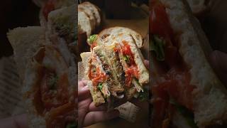 Pesto turkey sandwich [upl. by Nellek]