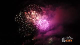 Fuegos Artificiales Bienvenida año 2018 en Iquique Cavancha [upl. by Eednil]