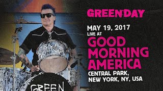 Green Day Live at Good Morning America Central Park New York  May 19th 2017 [upl. by Ruiz]