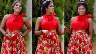 Kitenge designs for short dresses 2019 [upl. by Ymia489]