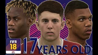 ⚽FIFA 18⚽TOP REAL FACES 17 YEARS CAREER MODE LAST UPDATE 1080p FT Woodburn Sterling Chalobah [upl. by Eihpos698]