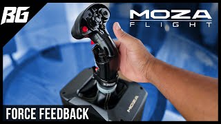 New Force Feedback Joystick Base by MOZA Flight First Look [upl. by Unni762]