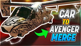 GTA 5 ONLINE FULL TUTORIAL CAR TO AVENGER MERGE GLITCH  GTA 5 CAR 2 AVENGER MERGE GLITCH [upl. by Brawner931]