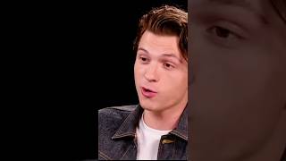 Tom Holland eating Hot chicken Wings reaction HotOnesshortsHot OnesTom Hollandshortshotones [upl. by Olatha]