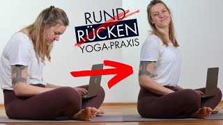 Yoga Rücken Schultern Nacken kräftigen amp dehnen  Anfänger  30 Min [upl. by Bazil]