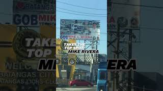 Mike Rivera to run as Batangas Governor takes the best advertising spot in Batangas City [upl. by Alvin937]