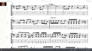 Led Zeppelin  When The Levee Breaks Bass Tab [upl. by Akeimahs606]