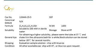 GC13602 2 Hydroxypropyl β cyclodextrin [upl. by Arayt]