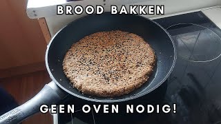 Brood Bakken  Geen Oven nodig  Geen Meel  Geen Gist  Niet Rijzen Glutenvrij 🌾 en Veganistisch [upl. by Ialokin]