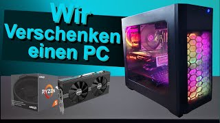 Wir schenken einem Freund einen Gaming PC mit Ryzen 5 2600 und RX 590 [upl. by Akirdnas]