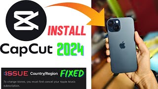 How to install Capcut in Iphone  2024 [upl. by Roee]