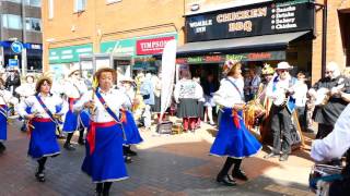 Morris Dancers 5 in Chorley [upl. by Nassi]