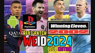 Winning Eleven 2002 PSX  WEID2024 Club Edition by RF93 [upl. by Imelida]