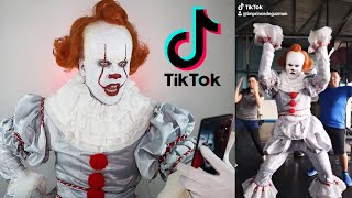 Pennywise Tries TikTok AGAIN  Funny Pennywise TikTok Compilation  Prince De Guzman [upl. by Heppman]