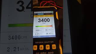 GMC800 geiger counter with origional tube exposed [upl. by Nysila125]