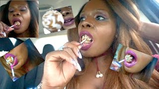 Lollipop ASMR Eating Sounds Ramble  ASMRTheChew [upl. by Naenaj]