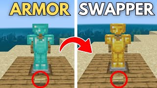 How To Make Armor Stand Swapper in Minecraft Easy [upl. by Kcinemod473]