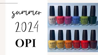 OPI Summer 2024 quotMy Me Eraquot Collection  Swatch amp Review [upl. by Kealey]