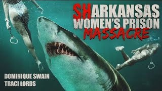 SHARKANSAS WOMENS PRISON MASSACRE  2016 Traci Lords  BMovie Review [upl. by Trudy]