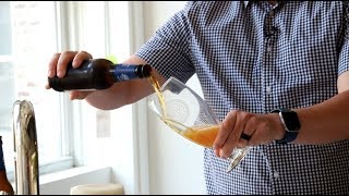 A beer sommelier explains how pouring a beer the wrong way can give you a stomach ache [upl. by Nilyahs]