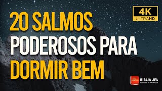 SALMOS PODEROSOS PARA DORMIR PROFUNDAMENTE 😴🌃  Bíblia JFA Offline [upl. by Cida562]