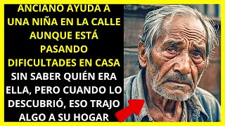 ANCIANO AYUDA A UNA NIÑA EN LA CALLE SIN SABER QUIÉN ERA Y CUANDO LO DESCUBRIÓ [upl. by Nileek535]